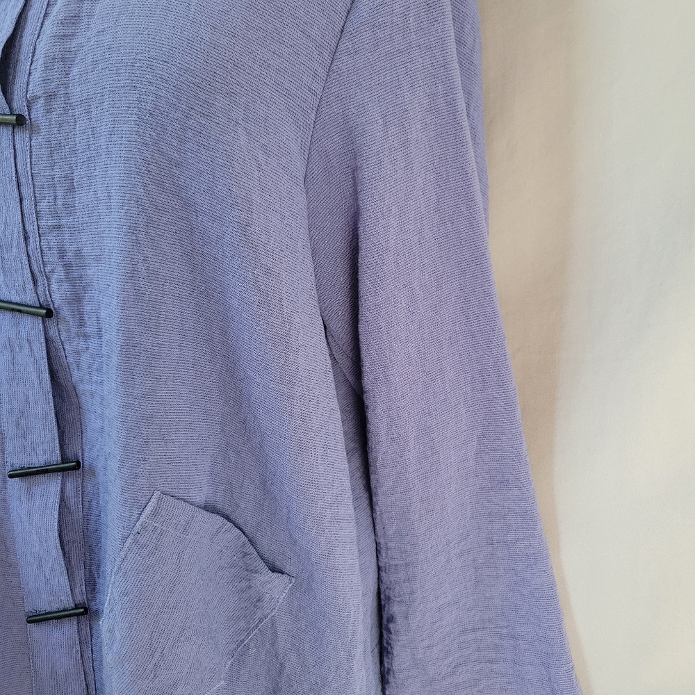 Habitat Clothes to Live Textured Button Front Cardigan Jacket Purple L - Picture 8 of 15